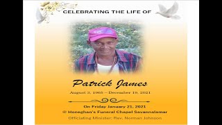 Celebrating the life of Patrick James || Friday January 21, 2022 at 11am