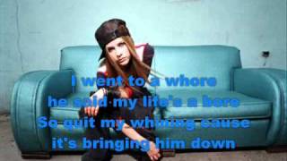 Avril Lavigne - Basket case + Lyrics (Green day cover)