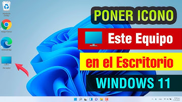 Como poner el icono de Este Equipo en el escritorio Windows 11 2025 | poner icono Mi PC Windows 11