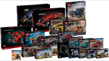 All LEGO Technic sets 2025 Compilation Collection Speed Build