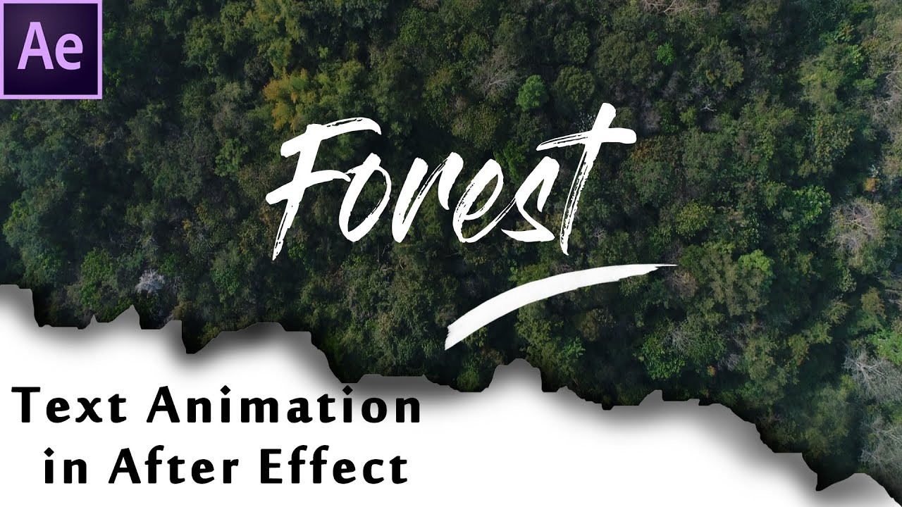 How to text animation in after effects |After Effect Tutorial - YouTube