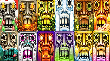 Temple Run 2 ALL 16 MAPS WITH JOSHUA WOODS EARTH DAY SPECIAL