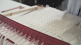 Weaving beGROUNDED poncho