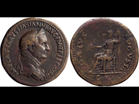 Vespasian Salus Sestertius, 71 AD