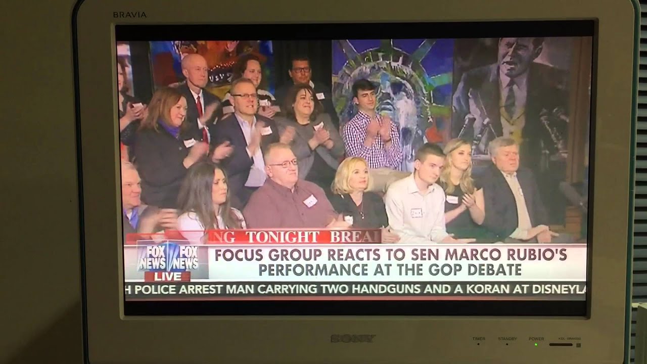 Post Fox News Debate Rigged Focus Group - YouTube