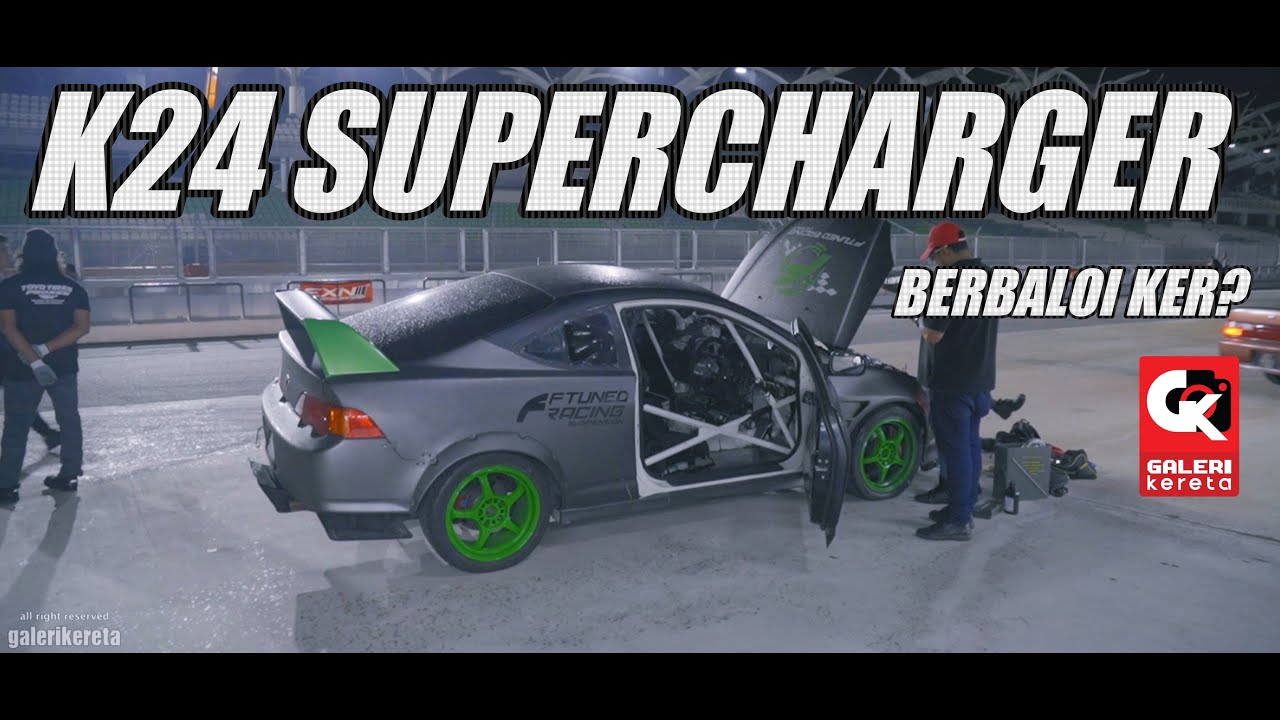 Review K24 Supercharger Integra DC5 F Tuned YouTube