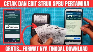 How to Print and Edit Pertamina Gas Station Receipts Using a Free App screenshot 5