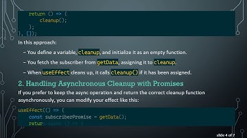 Mastering React Native: How to Return a Cleanup Function from an Async Function in useEffect