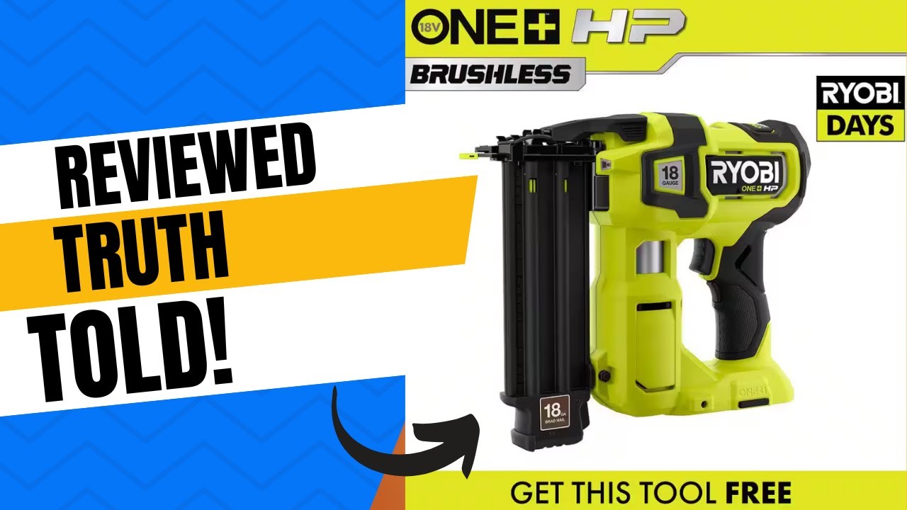 Ryobi HP finish nailer review