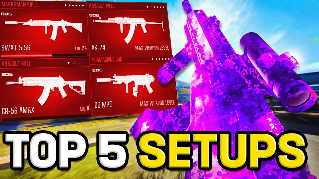 NEW *TOP 5* META WARZONE LOADOUTS you NEED to USE! - YouTube