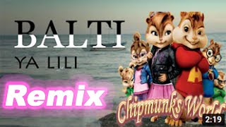 Balti - Ya Lili Feat Hamouda (Chipmunks Cover) بصوت السناجب| Remix |Trending Resimi