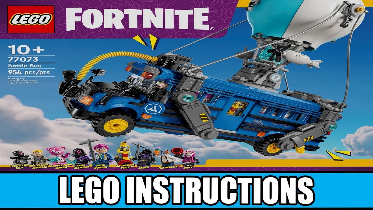 Fortnite - Battle Bus LEGO instructions