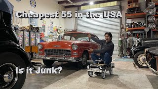 I bought the cheapest running 1955 Chevy in the USA