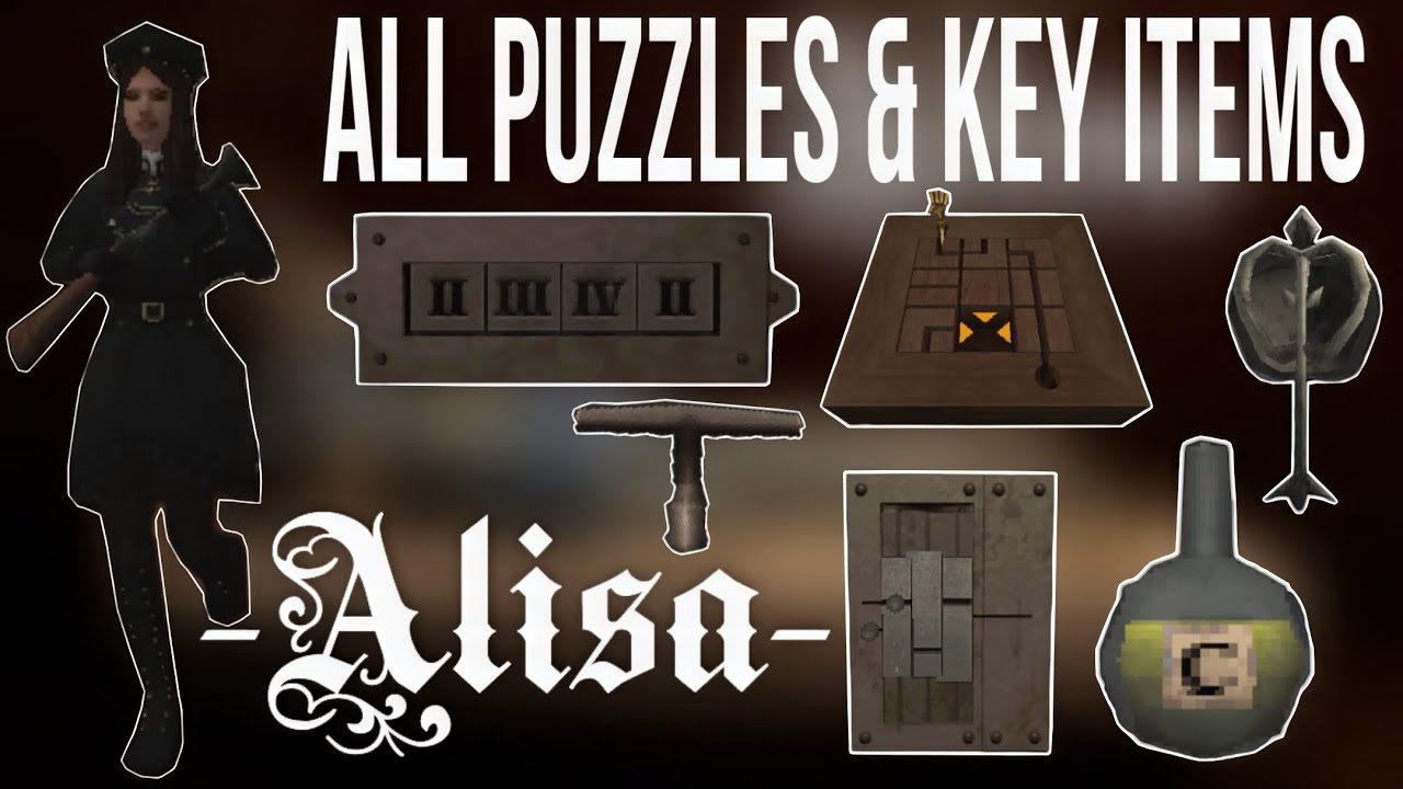 Puzzle Mod Lock Key Guide to Solve All Puzzles & Key Item Locations in Alisa l Chemical C ...