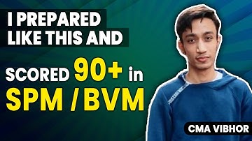 CMA Exam Tips | CMA study plan for the exam duration | Tips for achieving a good score in SPM/BVM