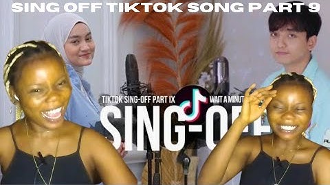 SING-OFF TIKTOK SONGS PART 9 (Zoom, Wait A Minute!, RIP Love) Vs @EltasyaNatasha || Reaction!!!😱