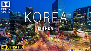 KOREA Cityscape 4K HDR พร้อมเพลงที่สร้างแรงบันดาลใจ - 60FPS - ภาพยนตร์ 4K