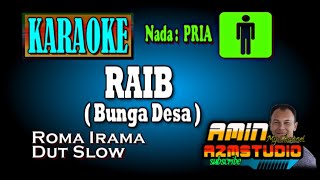 RAIB || Roma Irama || KARAOKE Nada PRIA