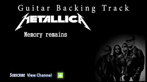 Metallica - Memory remains (Guitar Backing Track)