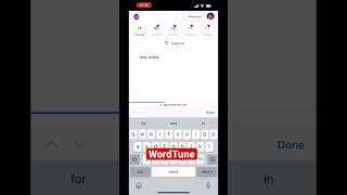WordTune | Correct your sentence Trick