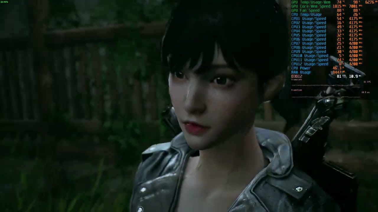 Bright Memory: Infinite / Ryzen 5 3600 + RTX 2070 - 1080p - Highest Preset + RTX ON