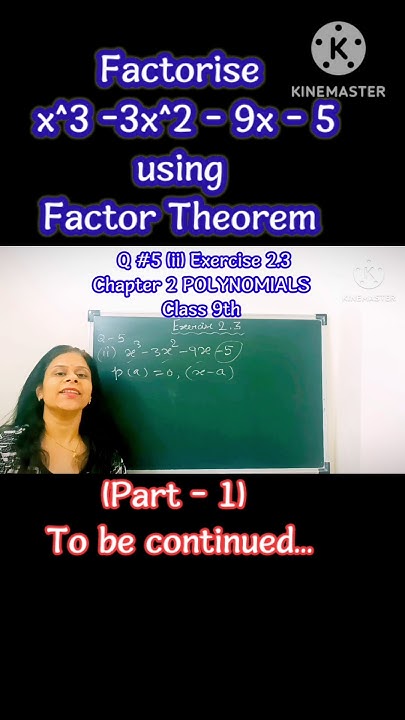 Factorise X 3 3x 2 9x 5 Using Factor Theorem Class 9th Maths factorise-x-3-3x-2-9x-5-using-factor-theorem-class-9th-maths