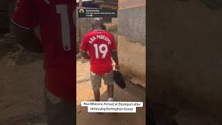 Aba-Mbeumo Arrived at Stockport after deštroying Nottingham Forest 🤣 #youtube #comedy #manutd