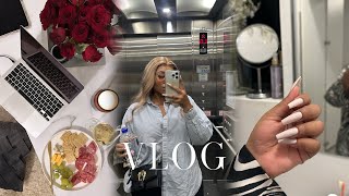 #vlog | Home shopping , roses delivery, addressing comments, shein unboxing , nail & dinner date ...