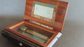 REUGE 50弁「バッハ メヌエット」他3曲 リュージュ オルゴール - YouTube