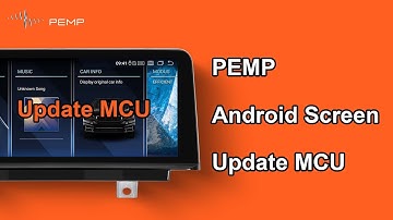 How do I update the MCU version of the PEMP screen?