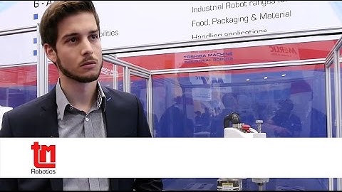TM Robotics @ Automatica 2016 - Adrian Müller - ELMOTEC Antriebstechnik AG