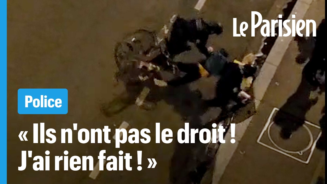 Paris : un cycliste interpelle la police et finit traîné au sol avec son vélo