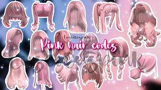Pink hairs Roblox codes ✨  Roblox codes, Roblox roblox, Roblox