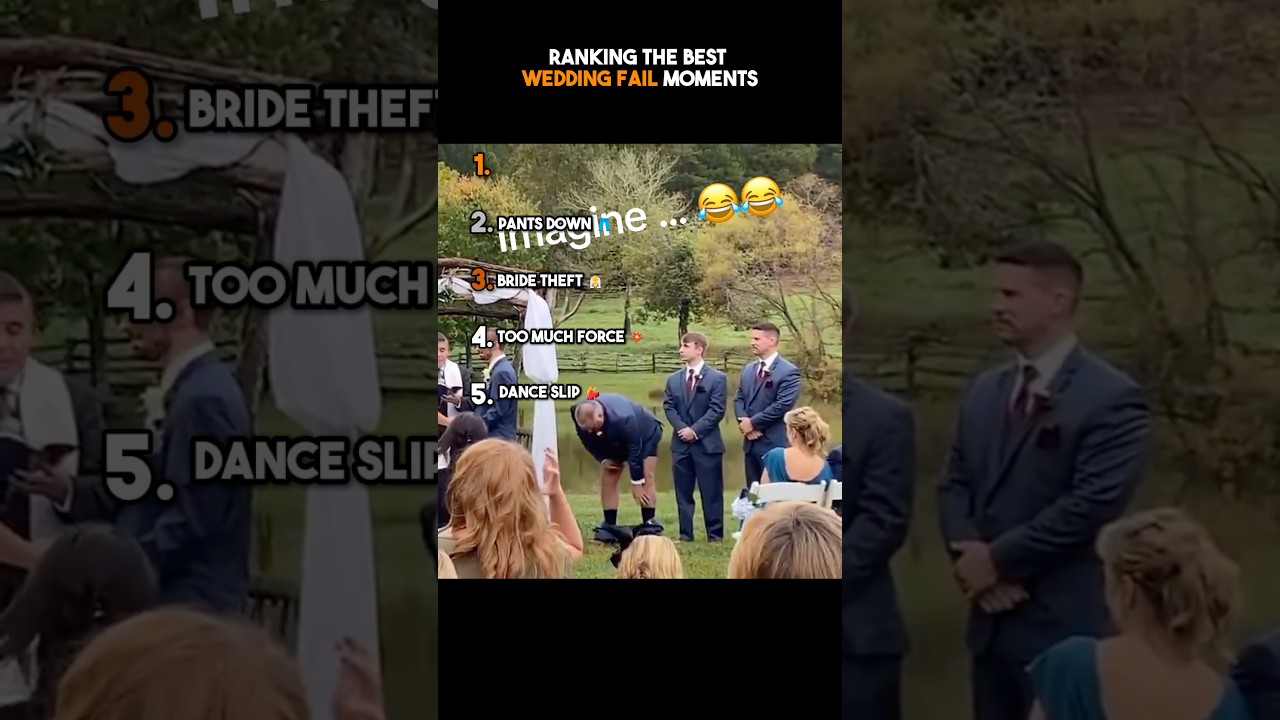 Top 5 Funniest Wedding Fail Moments Caught on Camera! 💍🤣😳