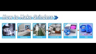 Herb grinder production video
