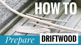 💠 MACRAME 101 - How to Prepare Driftwood