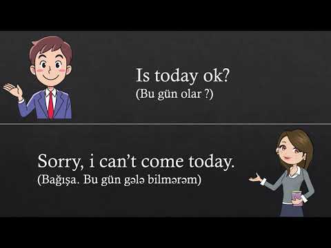 İngiliscə Dialoq (Bölüm 3)