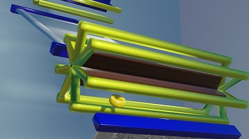 Satisfying falling soft body Blender 3D simulation V21