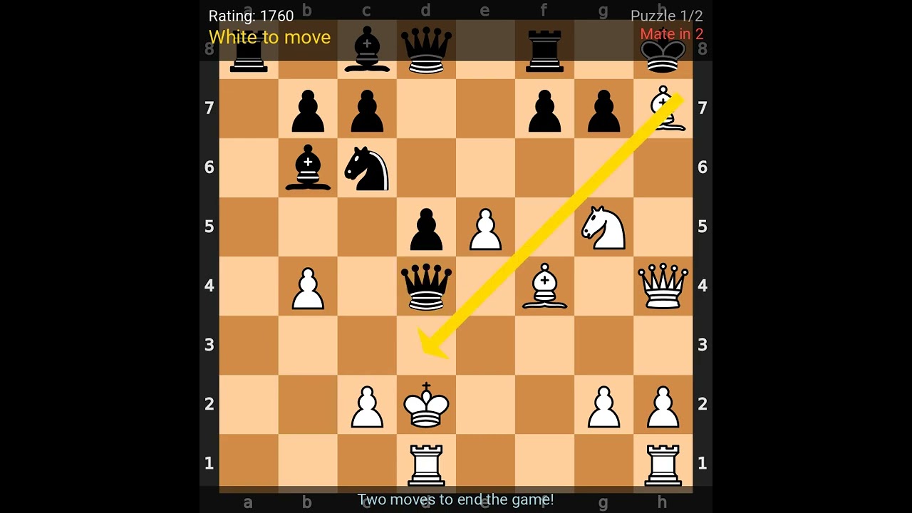 その他 Golden Checkmate (85) Can You Find the Checkmate? 2 Real Game Puzzles - YouTube