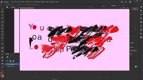 Adobe Animate #10 - Road Safety Animation Part 3 - Text Morph Subtitle
