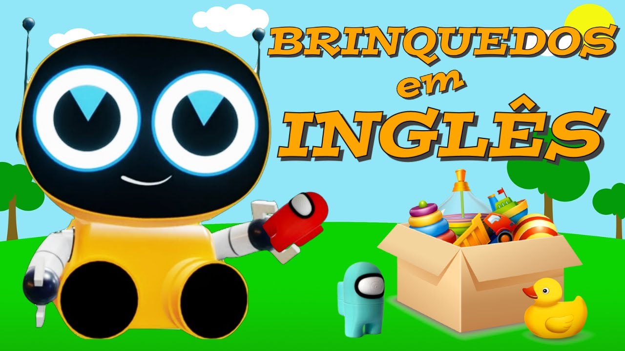 BRINQUEDOS em Inglês  Turminha do Caramelo 