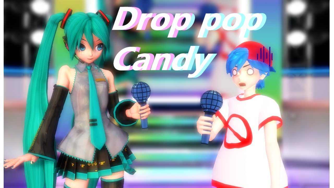 【MMD x FNF UTAU】 ☆ Drop pop candy ☆｢Hatsune miku, Boyfriend｣ Happy Birthday Miku!!! | Hannia Nandz.