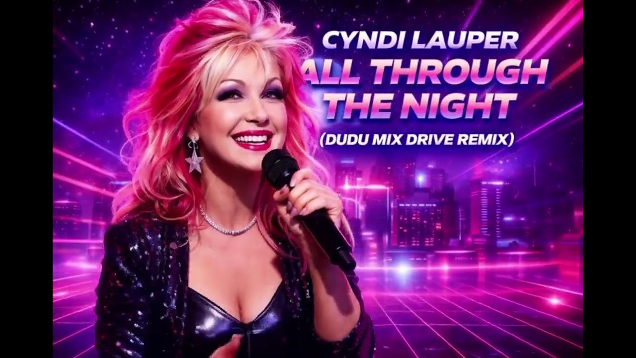 CYNDI LAUPER  - ALL THROUGH THE NIGHT DUDU MIX DRIVE REMIX