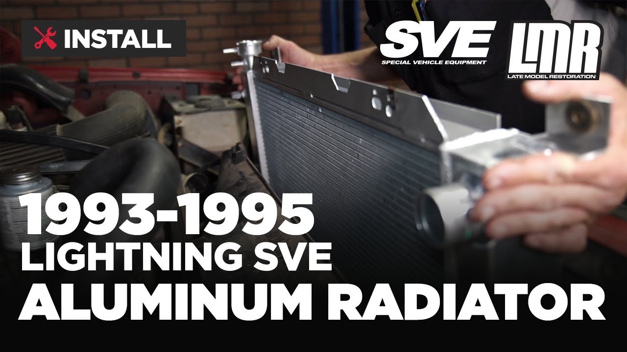 late model restoration phone number 1993-1995 F-150 Lightning SVE Aluminum Radiator - Install & Review