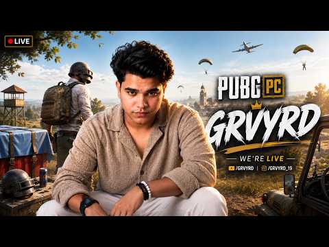 GJ_GRVYRD IN PUBG PC | Kya Hum Aaj Chicken Dinner Le Payenge? | PUBG PC with GRVYRD