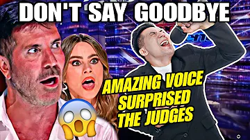 Amazing voice surprise the judges | Don't Say Goodbye AGT VIRAL SPOOF