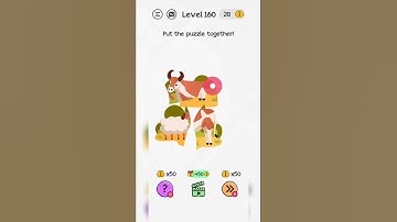 #Shorts Brain Dom Game Challenge 2022 | level 160 | Put the puzzle together!