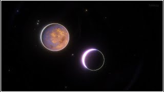 eclipse planetário / piano universe - space engine