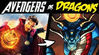 What if The AVENGERS Were DRAGONS?! P3 (Lore & Speedpaint)