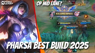 Pharsa Best Build 2025 - Burst Damage & Super Fast Rotation